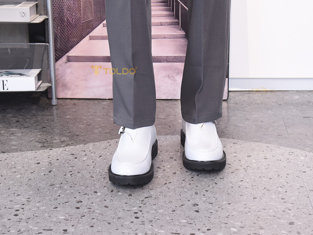 Giày cao 7cm siêu nhẹ da thật 4